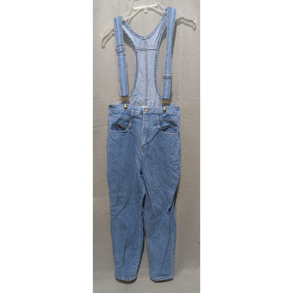 Absolutely NO! Jeans Overalls Womens 9/10 Blue Excellent Vintage 90s Denim